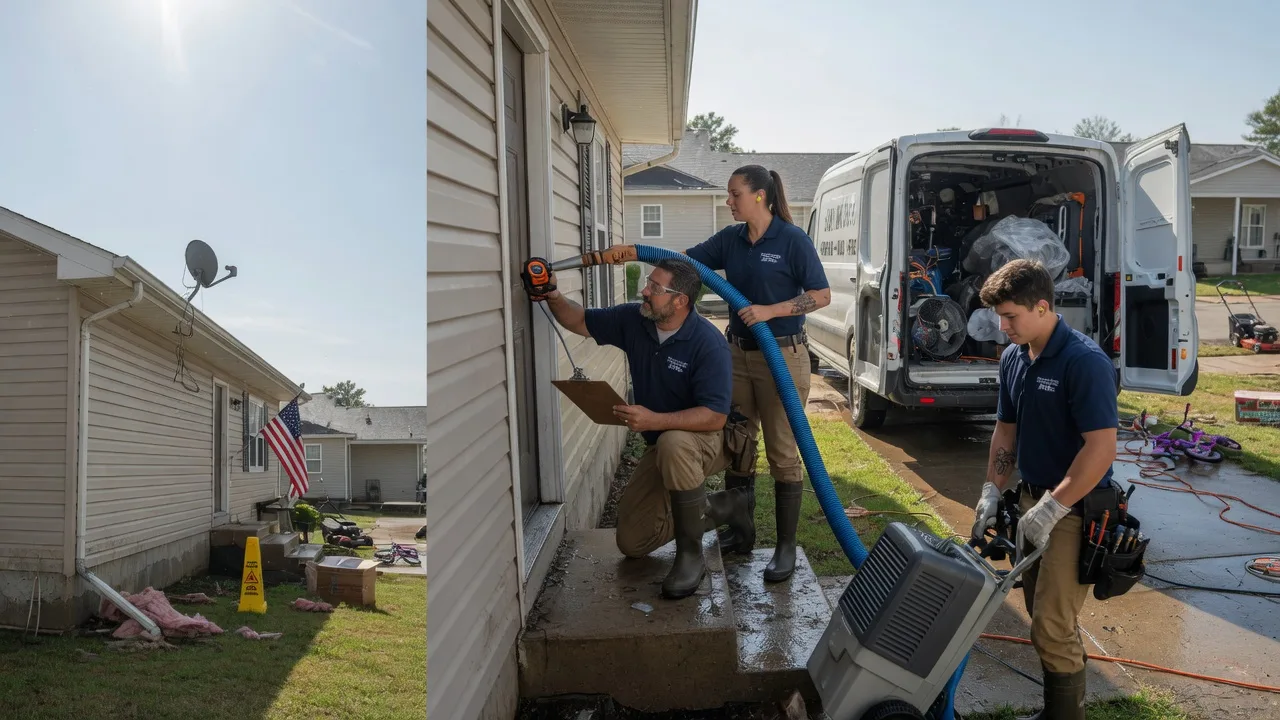 Ceiling Water Damage Restoration in Oldtown, ID near me